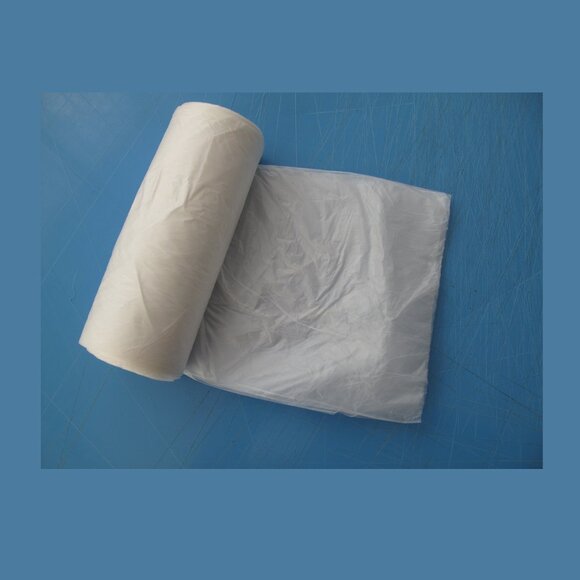 Trash C_an Liners. (1) Roll of 100 bags,  Clear | Trash Bags | Size 6 1/… - Picture 3 of 4